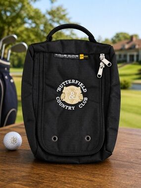 Butterfield Country Club Cordura Travel Shoe Bag | Oak Brook IL Golf Club